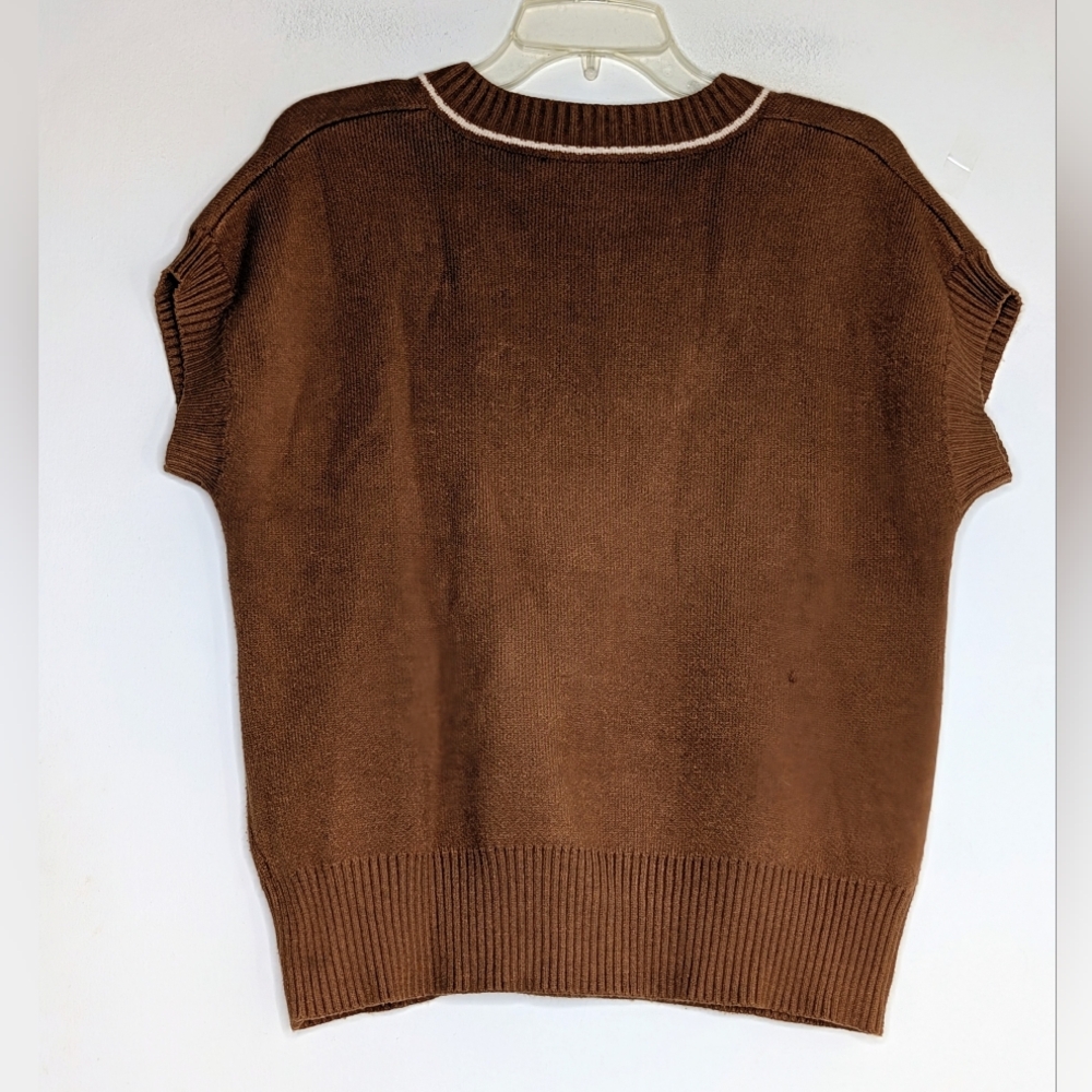 LISA SAYS GAH Fangio Vest in Fungo Camel - Picture 7 of 10